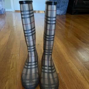 Authentic Burberry Rain Boots